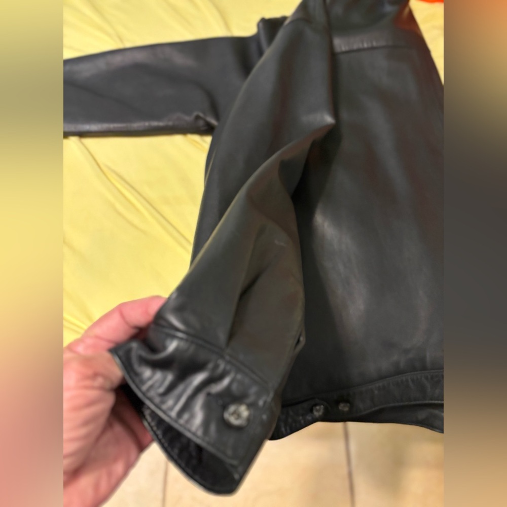NWOT Men’s Ralph Lauren Lambskin Leather Jacket XXL - Picture 13 of 14